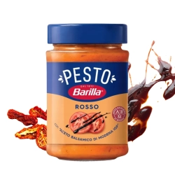 Barilla Pesto Rosso Włoskie pesto pomidorowe 200 g - z octem balsamicznym z Modeny