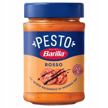 Barilla Pesto Rosso Włoskie pesto pomidorowe 200 g - z octem balsamicznym z Modeny