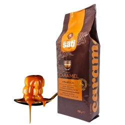 Cafe Sati Caramel kawa mielona arabika o smaku karmelowym 250 g Cafe Sati Caramel kawa mielona arabika o smaku karmelowym 250 g