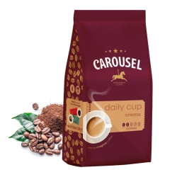 Kawa ziarnista Carousel Coffee Daily Cup Crema 1 KG Kawa ziarnista Carousel Coffee Daily Cup Crema 1 KG