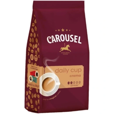 Kawa ziarnista  Carousel Coffee Daily Cup Crema 1 KG