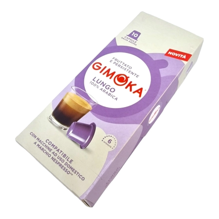 GIMOKA 10SZT KAPSUŁKI TYPU NESPRESSO LUNGO
