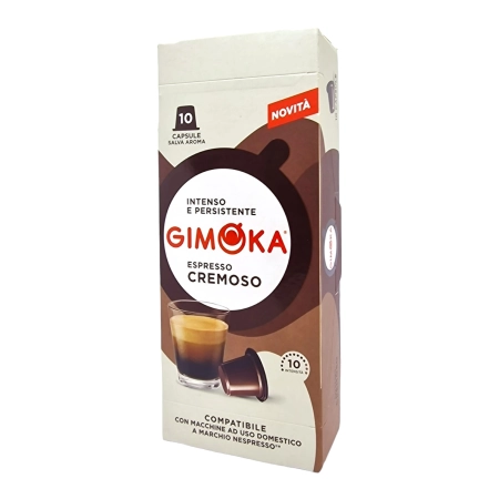 GIMOKA 10SZT KAPSUŁKI TYPU NESPRESSO CREMOSO