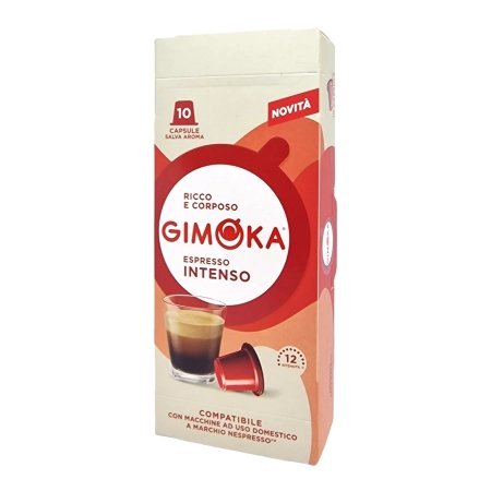 GIMOKA 10SZT KAPSUŁKI TYPU NESPRESSO INTENSO