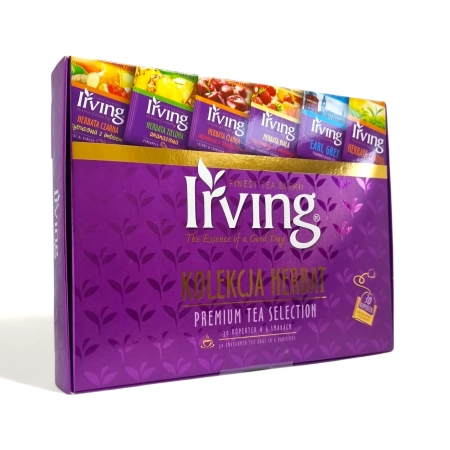 Irving Bombonierka Herbaty Zestaw 6 Smaków mix 30 torebek