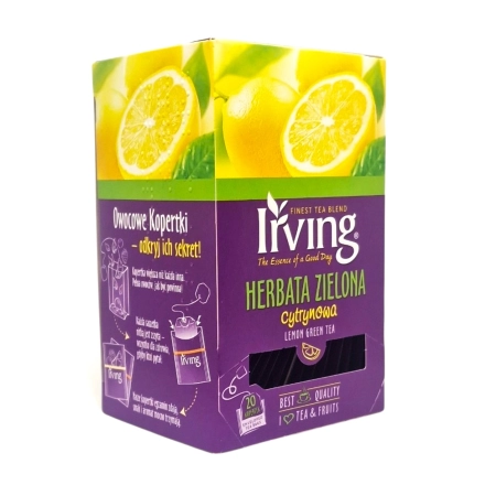 Herbata IRVING zielona cytrynowa 20 torebek
