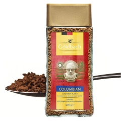 Kawa rozpuszczalna GOLDBACH COLOMBIAN 200g Kawa rozpuszczalna GOLDBACH COLOMBIAN 200g