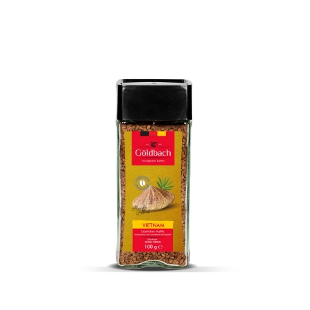 Kawa rozpuszczalna Goldbach Vietnam 100 g – intensywna kawa o wyrazistym aromacie