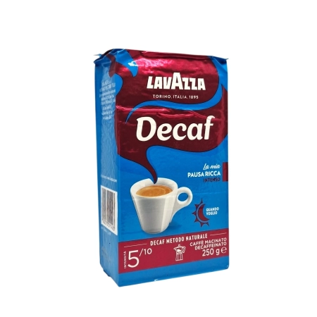 Kawa mielona LAVAZZA 250G DEK INTENSO BEZKOFEINOWA