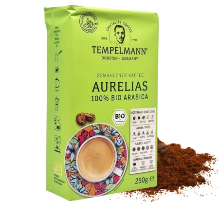 Kawa mielona TEMPELMANN 250G AURELIAS