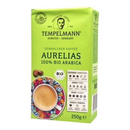 Kawa mielona TEMPELMANN 250G AURELIAS