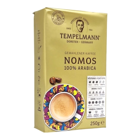 Kawa mielona TEMPELMANN 250G NOMOS